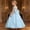 d-254Sky Blue545, variant on HAYIMI Child Elegant Satin Dress For Girls Sleeveless Long Gown Summer Pageant And Performances Soft Comfort And Flowy Tailored Fit Cozy Dresses