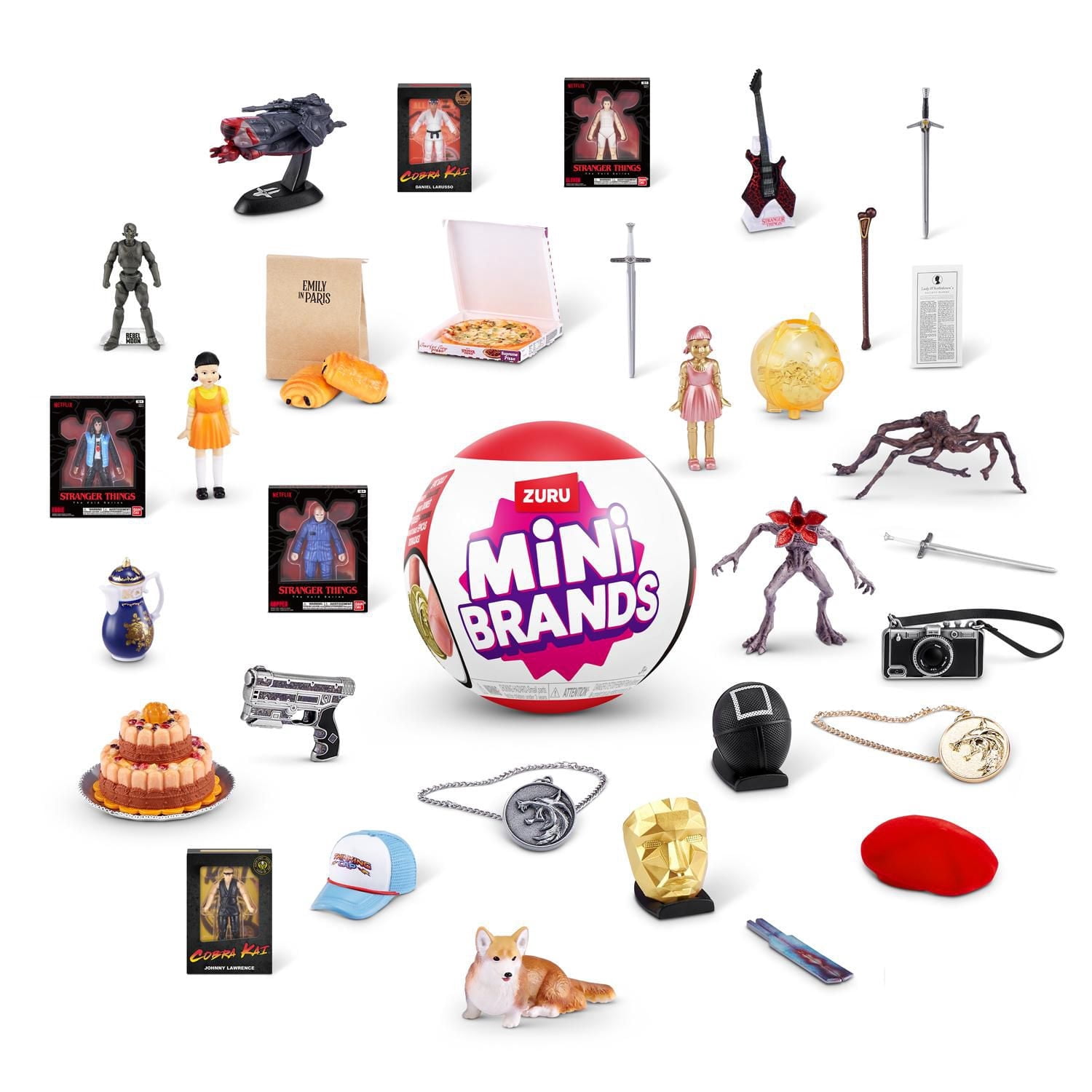 Mini Brands Netflix capsule by ZURU, Surprise Toy with Collectible Minis, Blind Packaging, Iconic Show themed Minis