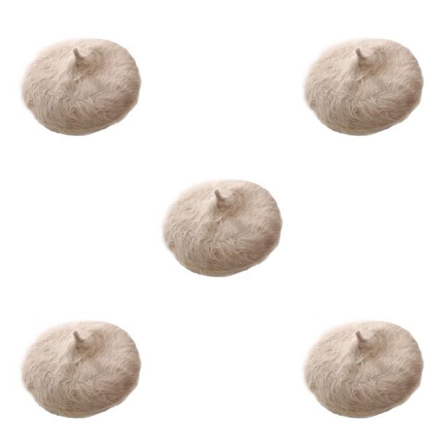 Gorros de boina Qarigey a prueba de viento caqui para mujeres y niñas