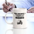 thumbnail image 3 of Yes I Do Have A Retirement Plan I Plan To Go Riding 11oz Plastic Coffee Mug | Funny Sporty Cup, 3 of 8