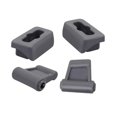 thumbnail image 3 of 2 piezas 1078110141, clips resistentes para visera solar de repuesto para Mercedes Benz 560SL Gris, 3 of 9