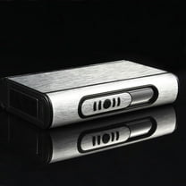 1 pc Aluminum Pocket Cigarette Case Automatic Ejection Holder Lighter Metal Box New MD963