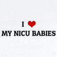 thumbnail image 2 of CafePress - I Love MY NICU BABIES Infant Bodysuit - Baby Light Bodysuit, Size Newborn - 24 Months, 2 of 4
