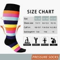 thumbnail image 2 of SUTENGDA Chaussettes de Compression Grande Taille pour Femmes & Hommes 20-30 mmhg Bas Larges Genouillères pour Récupération de Circulation, 2 of 7