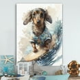 thumbnail image 2 of Designart Dog Surfing I Canvas Wall Art, 2 of 5