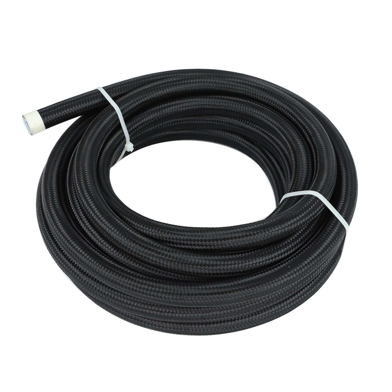 8AN -AN8 Black 20ft Nylon Braided PTFE Fuel Line 10 Fittings Hose Kit for E85