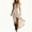 Beige-Tlkk, variant on Sleeveless Maxi Dresses for Women Deep V Neck Flowy Sundress with Irregular Hem Ladies Loose Casual Dress L2 Pink