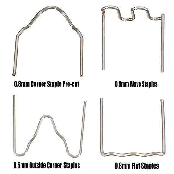 800 Pcs Hot Stapler Staples For Car Bumper Plastic Welder Repair Tool Kit 4-Size Fangkenuo