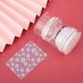 thumbnail image 4 of Nail Art Stamper & Scraper Set Silicone Head Manicure Tool With CapTransparent Stamper, 4 of 14