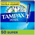 thumbnail image 2 of Tampax Pearl Tampons, avec Tresse Anti-Fuites, Absorption Super, Non Parfumés, 2 of 23