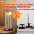 thumbnail image 4 of Velas LED recargables sin llama Lamp GenSwin, paquete de 6, 4 of 7