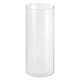 thumbnail image 1 of Uxcell 9.8"x3.9" Jarrón de cilindro de vidrio transparente para flores en la mesa, soporte para velas flotantes, 1 of 6