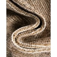 thumbnail image 3 of Unique Loom Chenille Jute Collection Area Rug - Raj (7' 10" x 10' Rectangle Natural/Light Brown), 3 of 6
