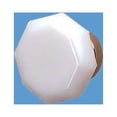 thumbnail image 2 of Kitchen Cabinet Knob Milk Glass 1" Dia W/ Brass Back Renovators Supply, 2 of 8