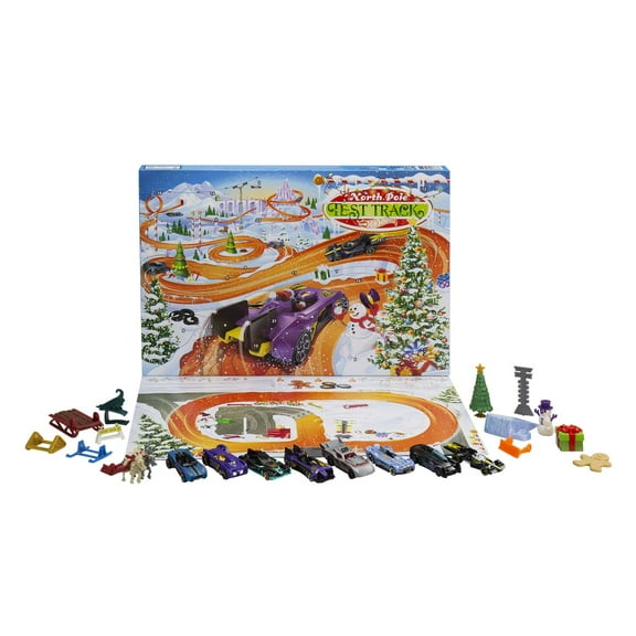 Hot Wheels 2021 Advent Calendar for Collectors & Kids 3 Years & Older, Plastic
