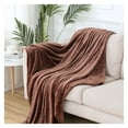 thumbnail image 1 of Coral Blanket Temperature Regulating Blanket Comfort Coral Flannel Blanket Energy-efficient Temperature Control Cozy Touch, 1 of 5