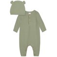 thumbnail image 6 of Modern Moments by Gerber Baby Boy, Baby Girl, & Unisex Sweater Knit Coverall & Hat Outfit Set, Newborn-3/6 Months, 6 of 12