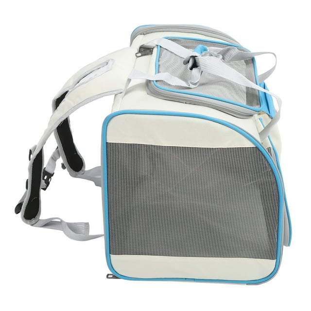 Sac à Dos pour Animaux de Compagnie, Sac de Transport Respirant avec Ouverture Supérieure en Maille pour Chat, pour Voyage, Conduite, Randonnée, Camping
