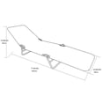thumbnail image 2 of Mainstays Folding Beach Lounger, 2 of 3