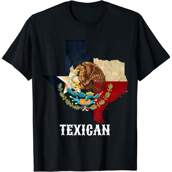 Texican tshirt Vintage Tex Mex Chicano Texas Texican T-Shirt