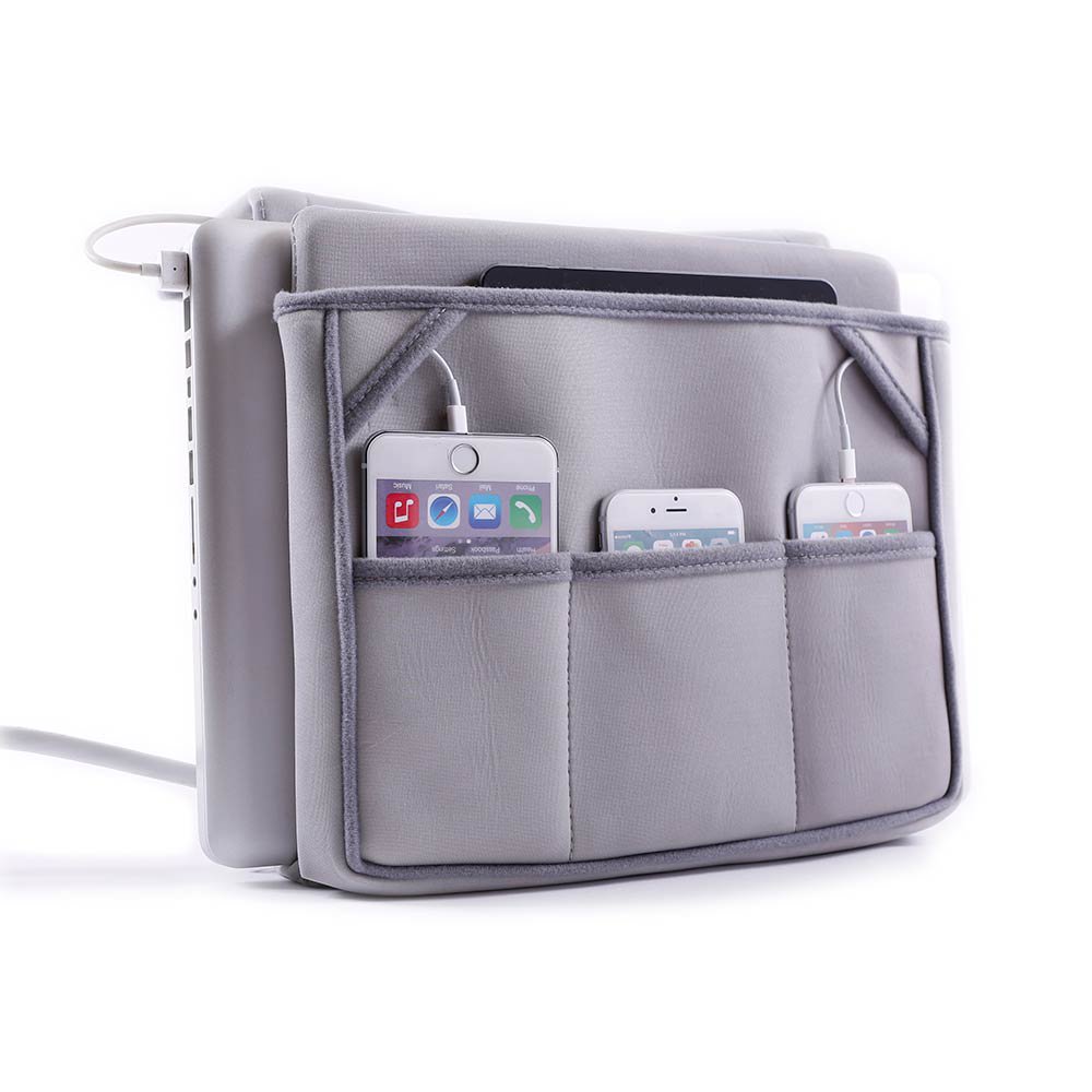G.U.S. Bedside Charging Caddy Organizer and Butler for Laptops, Readers