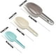 thumbnail image 3 of Juego de 3 cucharas medidoras de plástico para cocina | Cucharas medidoras de polipropileno, color gris, blanco y azul | Mango ergonómico, ligeras y duraderas para harina, granos, hielo, repostería, 3 of 9
