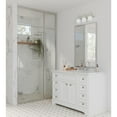 thumbnail image 2 of Fessler Collection Three-Light Brushed Nickel Opal Glass Farmhouse Bath Light, 2 of 11