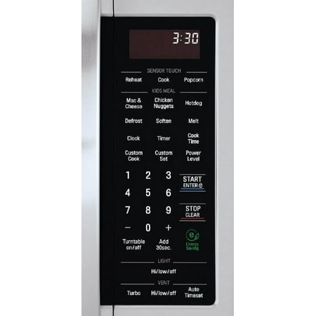 LG - 2.2 Cu. Ft. Over-the-Range Microwave - Stainless steel