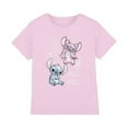 thumbnail image 1 of Lilo & Stitch Girls Chill Vibes Stitch & Angel Sketch T-Shirt, 1 of 6