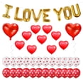 thumbnail image 2 of Ensemble de Décorations de la Saint-Valentin Kit de Ballons « Je t'Aime » Ballons en Latex en Forme de Cœur Ballons en Latex en Forme de Cœur Décorations de la Saint-Valentin Ballon en Feuille en Forme de Cœur Ballons de la Saint-Valentin Rouges et Blancs, 2 of 8