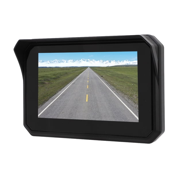 Motorcycle GPS Navigation, Waterproof HD Display Motorcycle Touch Screen GPS Navigation for Airplay