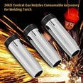 thumbnail image 2 of 10PCS 24KD Gas Nozzle 10Pcs MIG Welding Torch Gas Nozzle Contact Tip for MIG/ Welding Tool, 2 of 6