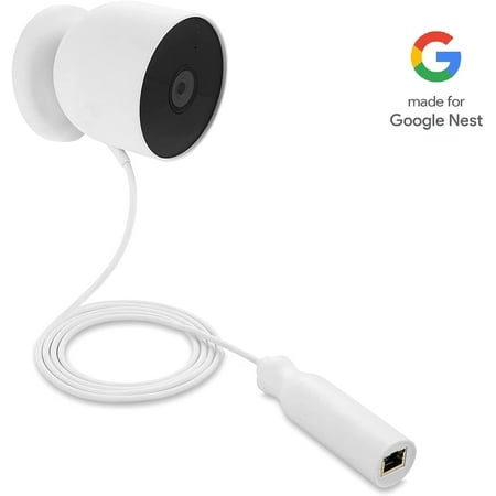 Wasserstein - PoE Adapter for Google Nest Cam Battery - White