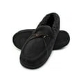 thumbnail image 3 of SLM Men's Faux Suede Moccasin Slipper Wool Lined Slip On House Shoes, 3 of 4
