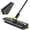 Black, variant on Scrub Brush with Long Handle, Floor Scrub Brush Squeegee Broom for Cleaning, 3 in 1 Shower Scrubber Floor Broom Squeegee for Concrete Tile Wall Deck Patio Grey