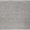 thumbnail image 2 of Nourison Malibu Shag Solid Shag Silver Grey 6'7" x SQUARE Area Rug, (7' Square), 2 of 8