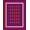 Red, Pattern 1, variant on ODIKA 4'x6' Machine Washable Non-Slip Area Rug, Vintage Kaleidoscope Herringbone Walkway Treasure High Traffic Rug, Red, 466163