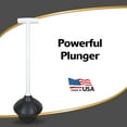 thumbnail image 3 of Korky Toilet Plunger - Fits All Bowl Shapes - Clears Common Clogs - Flexible Rubber for Effective Plunge - 92-4, 3 of 8