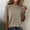 24# Khaki, variant on Short Sleeve Tops for Women Crewneck Solid Color Casual Knit Blouses 2026 Summer Lightweight Loose Fit Shirts Dark Purple L