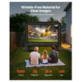 thumbnail image 2 of Inflatable Movie Screen 14ft, Projector Screen 600D Washable, 16:9 Outdoor Backyard Home Theater Screen with Blower & Stakes for Party, 2 of 9