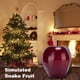 thumbnail image 5 of Frutas de plástico Naiovety 2 piezas manzanas simuladas decoración para fiestas, 5 of 6