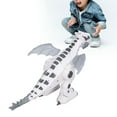 thumbnail image 1 of Juguete de Dinosaurio Eléctrico Juguetes Eléctricos para Animales Sonido de Simulación Intermitente para Caminar Tiranosaurio Rex Juguetes Mecánicos de Dinosaurio Blanco ANGGREK  Otros, 1 of 8