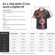 thumbnail image 5 of Balery Bohemian Colorful Flower Woman Camisas hawaianas de manga corta para hombre, camisas playeras de corte holgado, camisas de vacaciones con botones,XX-Large, 5 of 7