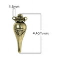 thumbnail image 2 of Sexy Sparkles Antique Bronze Harry Potter Felix Felicis Pendants - Zinc-Based Alloy, 1 Pendant, 2 of 3