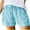 X-Light Blue, variant on Npasoilc Shorts for Women Summer Plus Size Mid Waisted Comfy Drawstring Elastic Waist Solid Color Beach Lightweight Casual Loose Short with Pockets