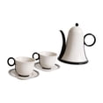 thumbnail image 3 of Juego de tetera de cerámica con tazas, juego de té de , tetera tradicional, tetera con asa para casa de té, camping al aire libre con 2 tazas, 3 of 8