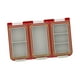 thumbnail image 3 of Caja transparente para anzuelos y cebos con divisores desmontables. Caja para señuelos de pesca. Rojo, 3 of 8