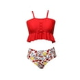 thumbnail image 2 of Nituyy Parent-Child Bikini Set Ruffle Camisole and Panty Swimsuit Summer, 2 of 6