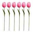 thumbnail image 2 of Sunjoy Tech 6Pcs Artificial Tulips Flowers Realistic Beautiful Floral Arrangements Simulation Tulip for Home Weddings Decor, 2 of 8