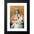 thumbnail image 2 of Gabriel von Max 17x24 Black Modern Framed Museum Art Print Titled - Madonna and Child, 2 of 5